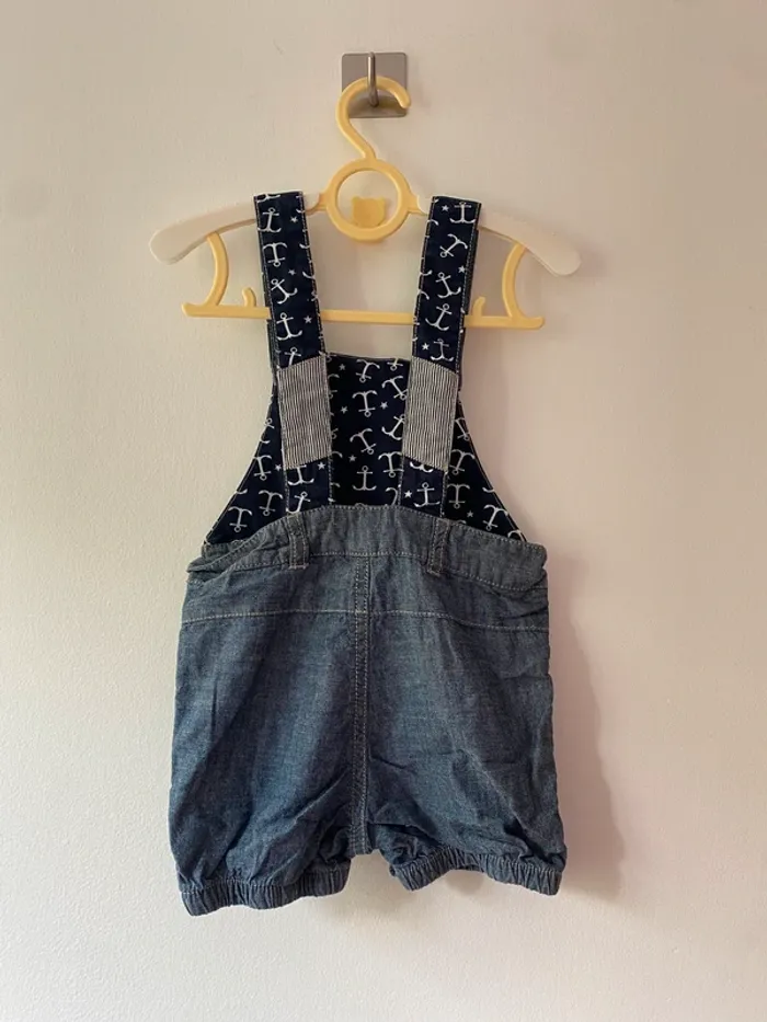 Salopette short 12 mois Kiabi - photo numéro 4
