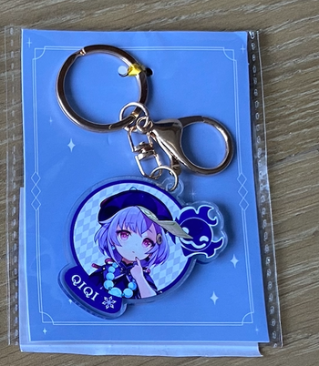 Porte-Clés Qiqi Genshin Impact Merch Summer Festival 2023 NEUF
