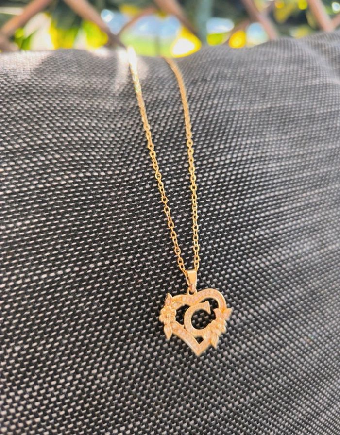 Collier acier inoxydable, neuf, idée cadeau