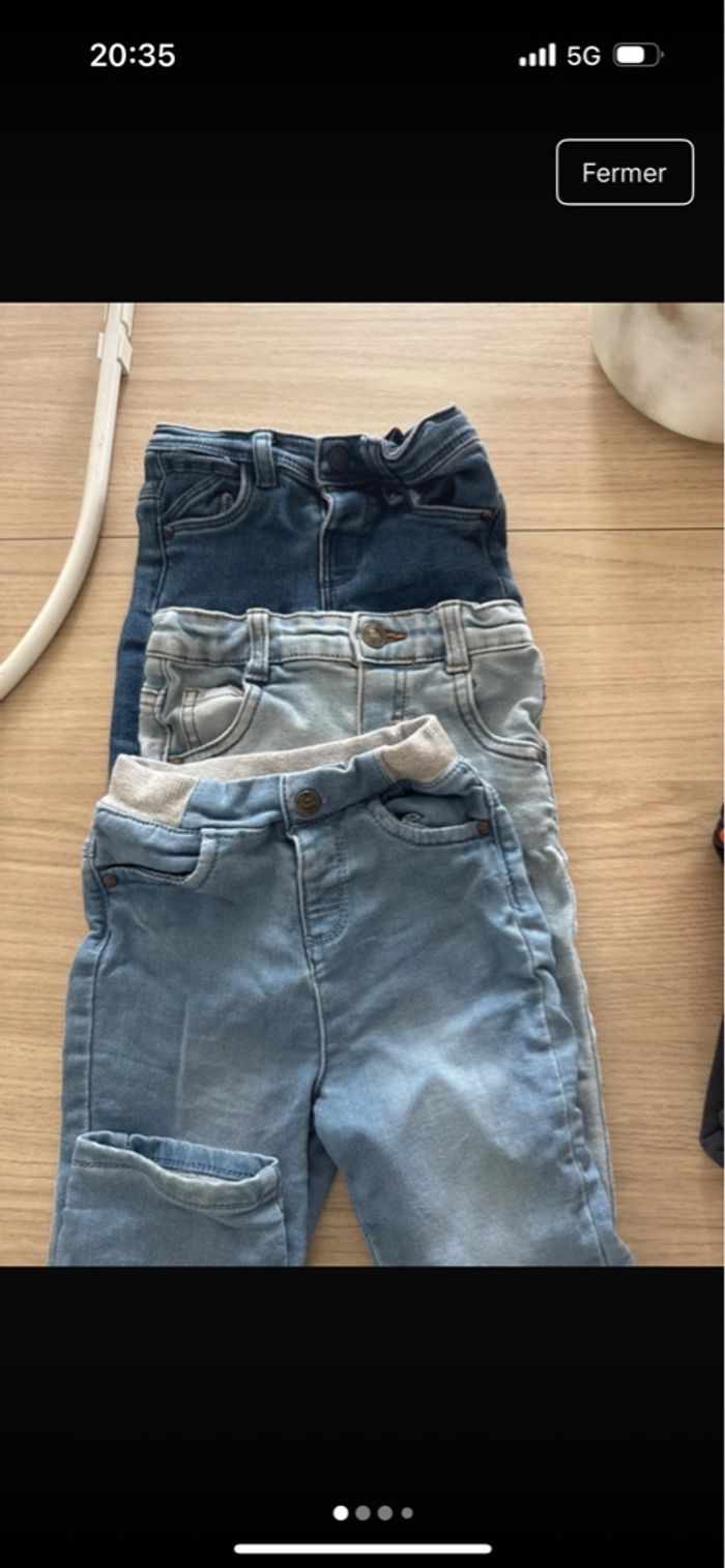 Lot pantalon jean - photo numéro 2