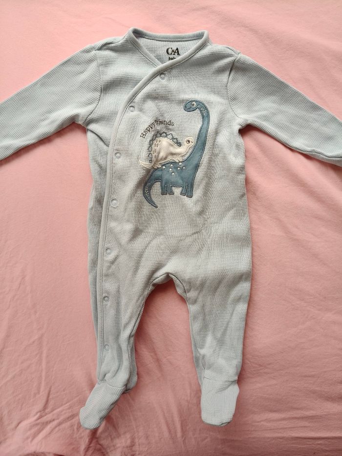 Pijama garçon C&A bleu dinosaure 68 cm