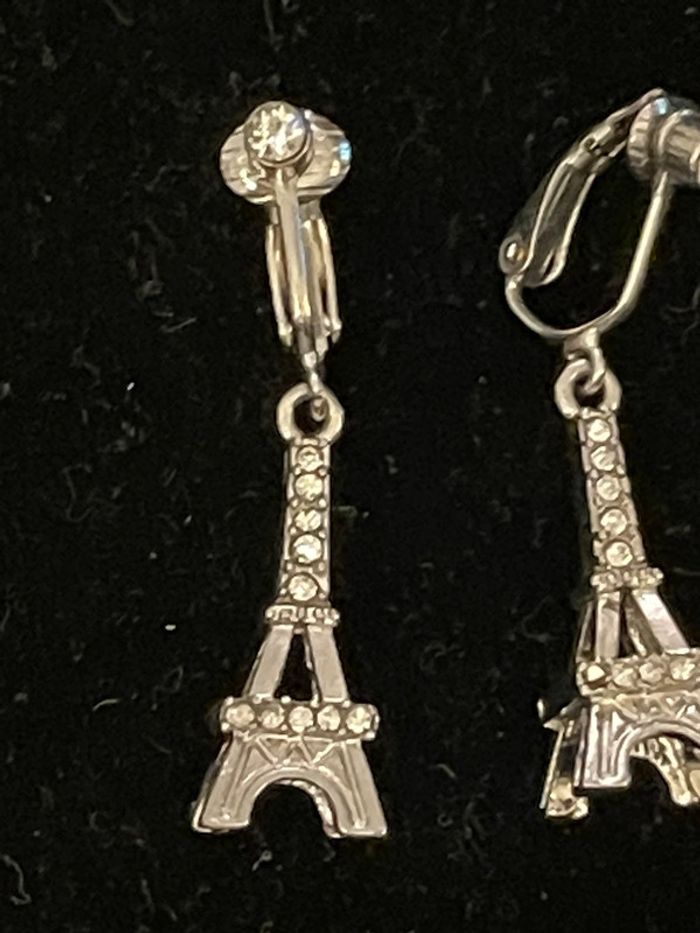 boucles d’oreilles Tour Eiffel - photo numéro 2