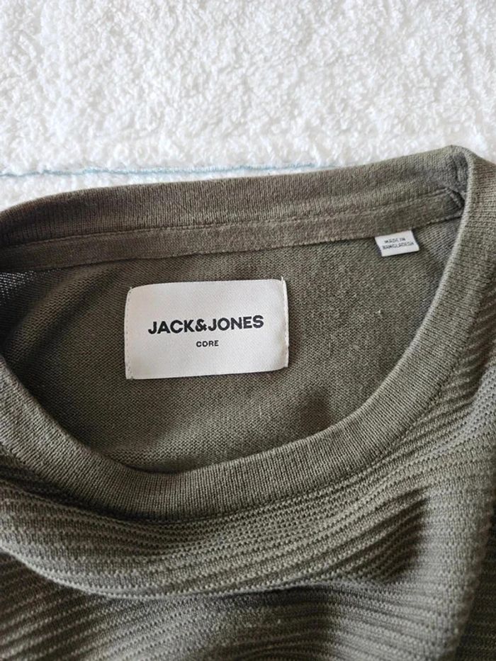 Pull kaki - Jack&Jones - photo numéro 4