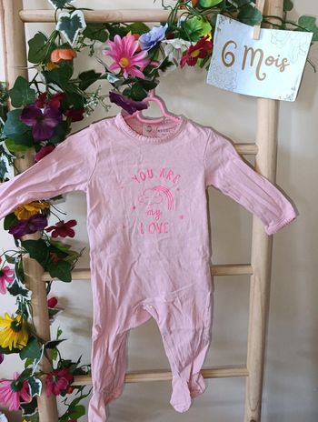 Pyjama léger 6mois fille Kiabi