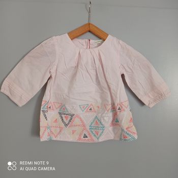 Blouse abricot 4ans Vertbaudet