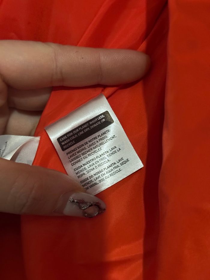 levi's luna core puffer jacket orange fluo - photo numéro 2