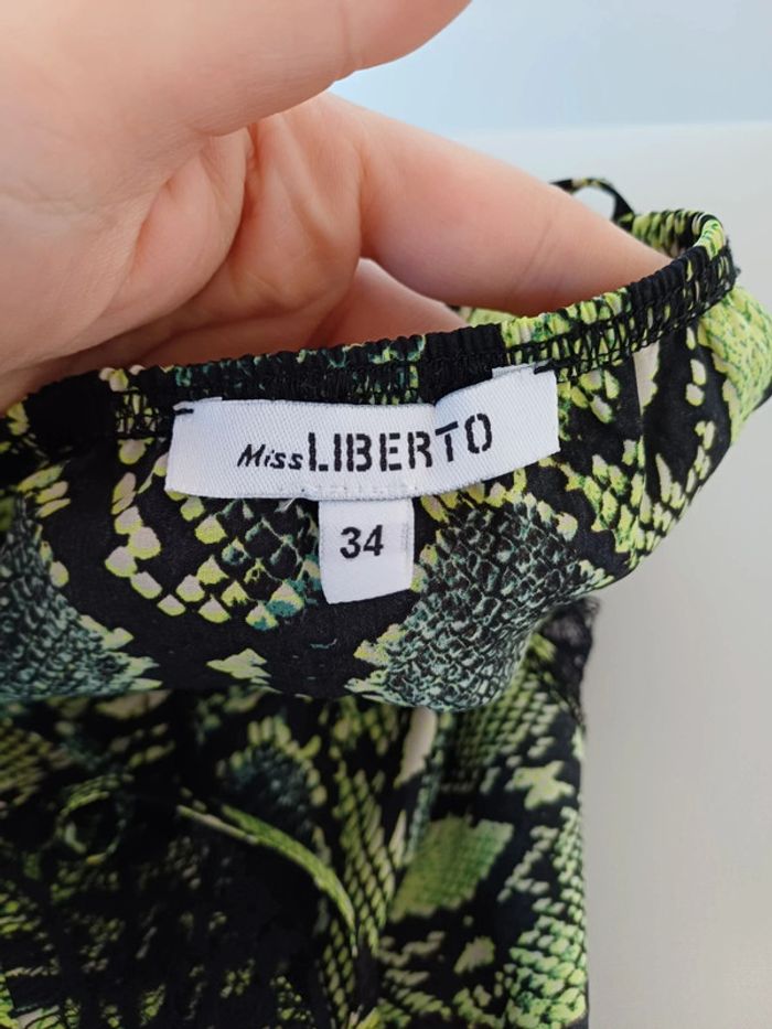 Débardeur à motif animal Miss Liberto taille XS 34 - photo numéro 7