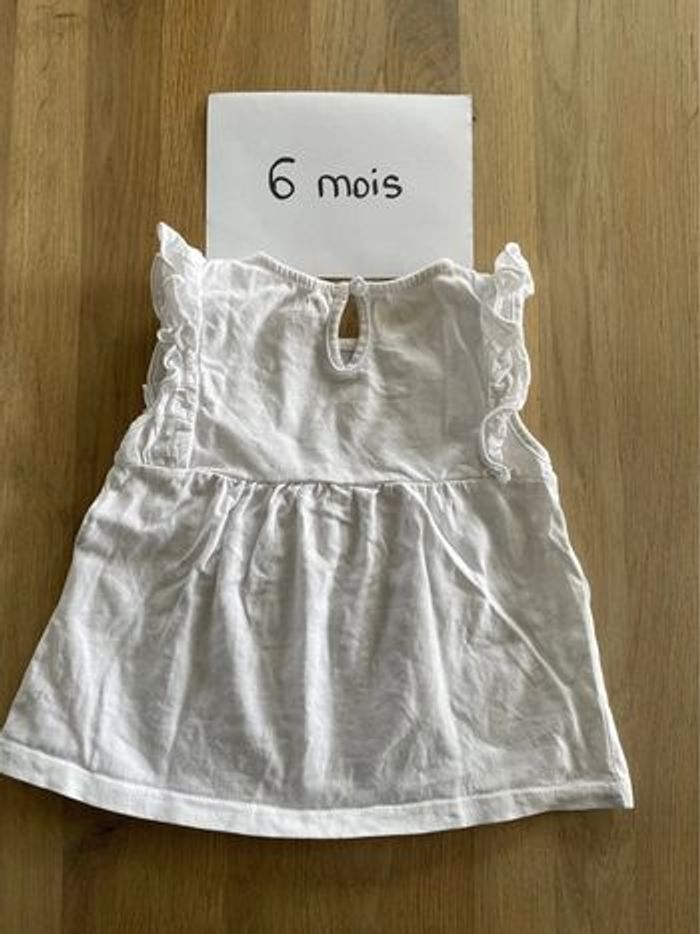 T-shirt fille Kiabi 6 mois - photo numéro 3