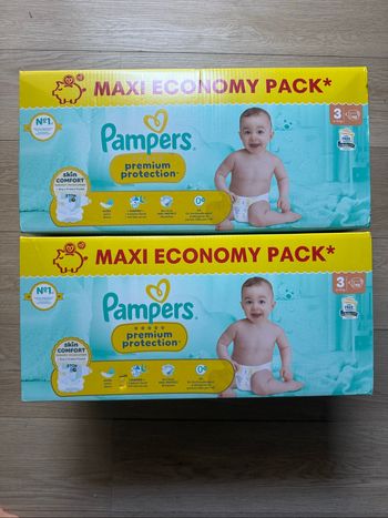 224 couches Pampers premium taille 3