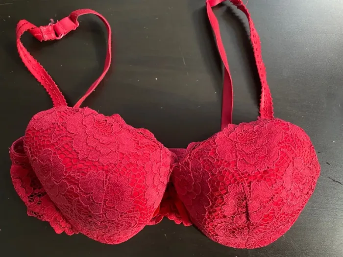 Soutien gorge push up rouge Rouge Gorge