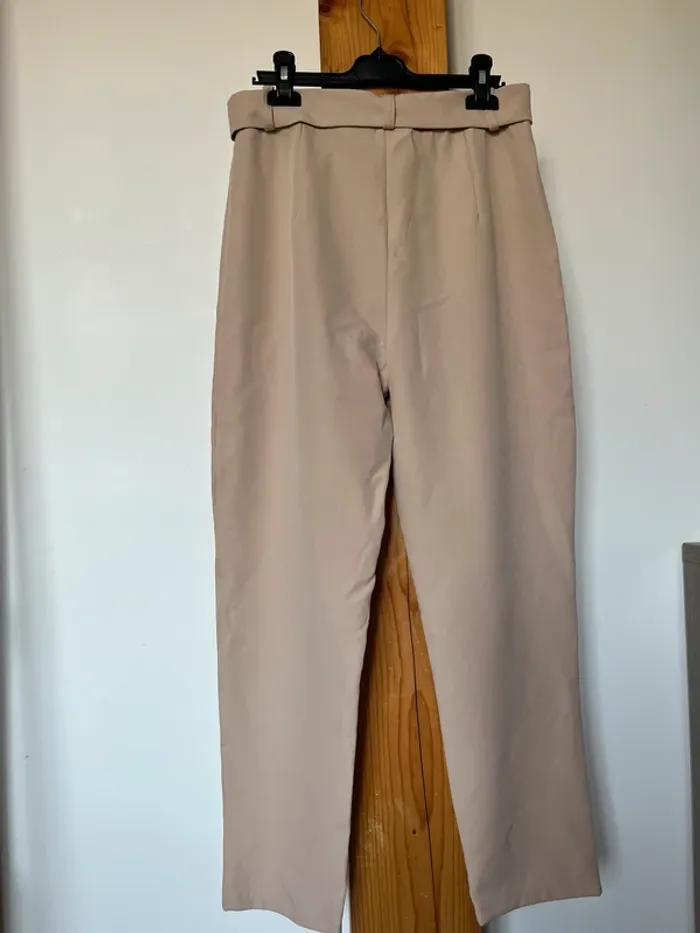 Pantalon chino beige Boohoo T38 très bon état - photo numéro 6