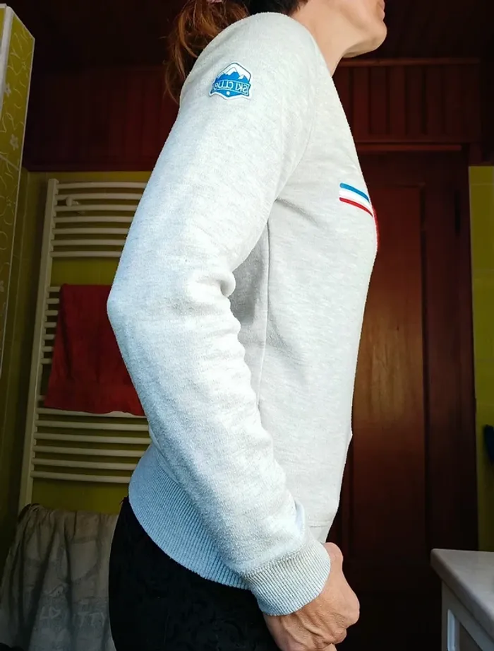 Sweat femme beige Ski Damart - photo numéro 6