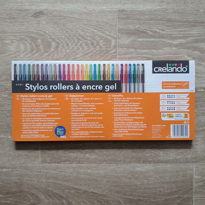 Lot de 30 stylos roller à encre gel NEUF - photo numéro 2