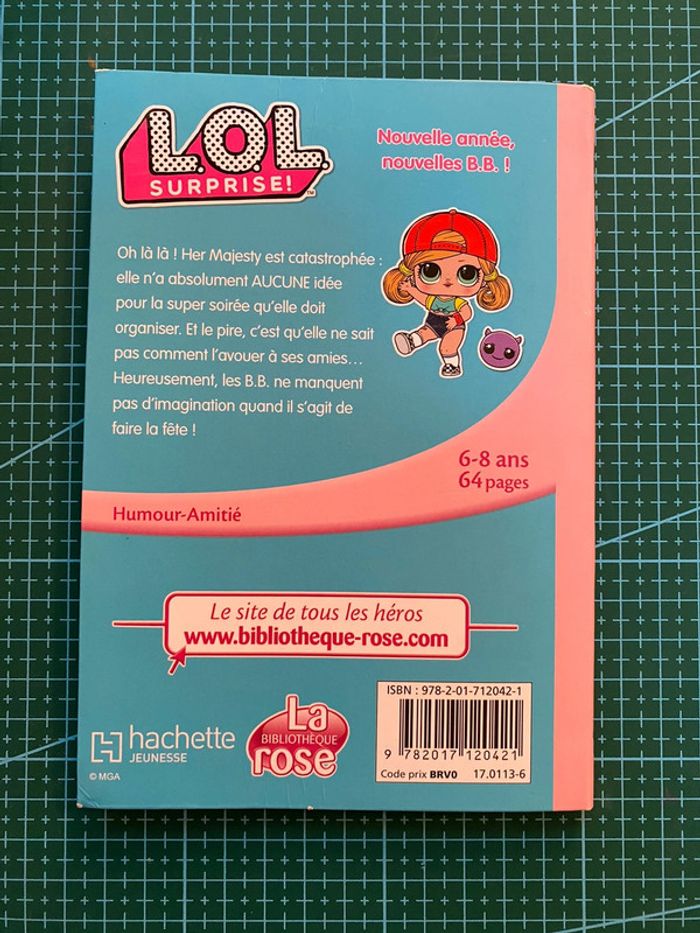 Livre enfant bibliothèque rose Poupées Lol surprise - Nouvelle Année nouvelles BB - photo numéro 2
