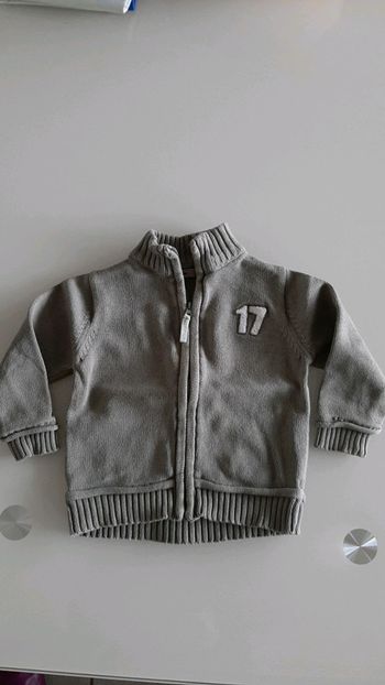 Gilet zippé bébé