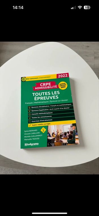 Livre CRPE admissibilité toutes les épreuves