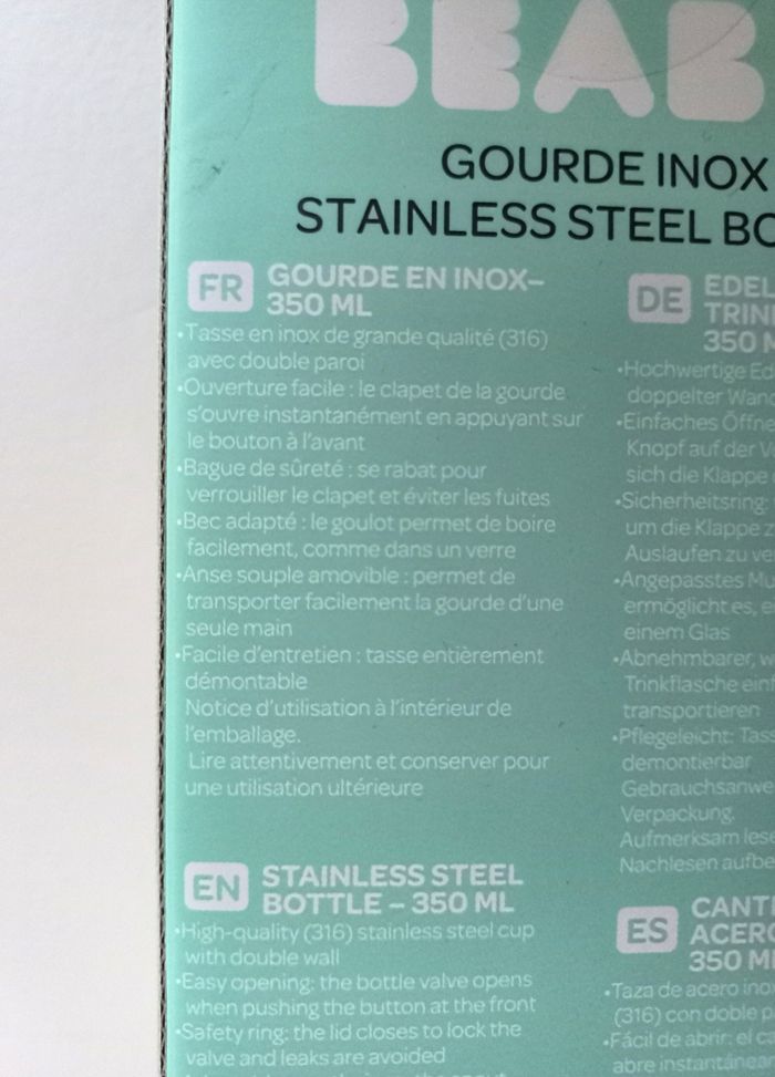 Gourde Béaba - photo numéro 2