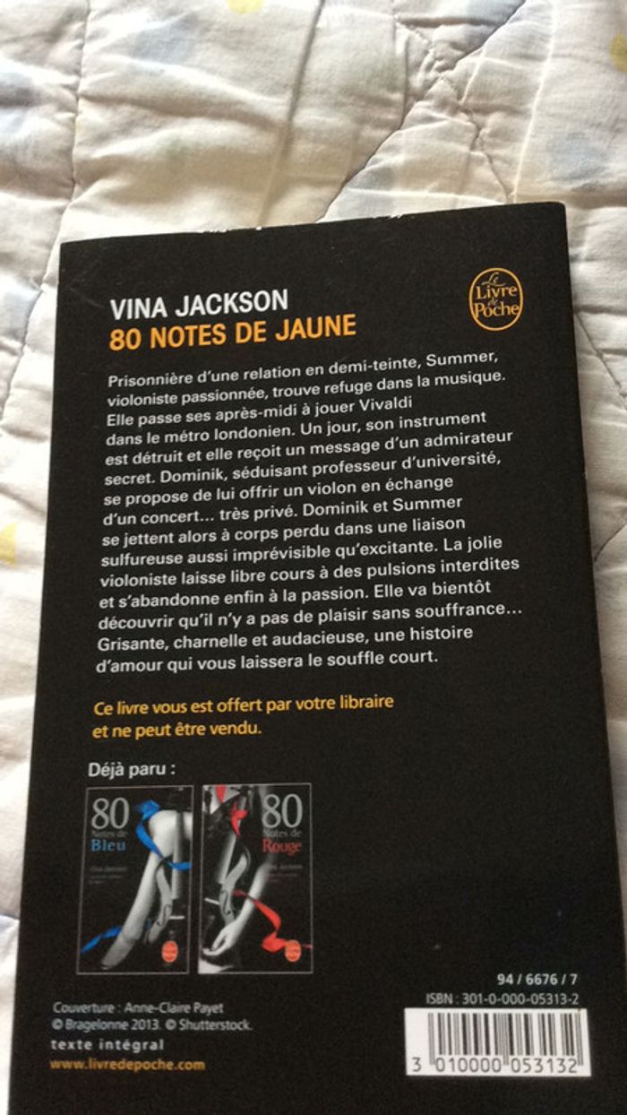 #80 notes de jaune par Vina Jackson - photo numéro 4