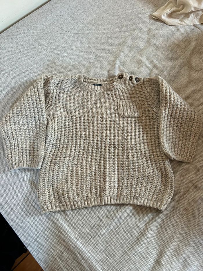 Pull col rond T2 ans