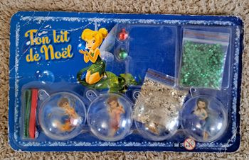 Kit de création de boules de Noël Disney fée Clochette