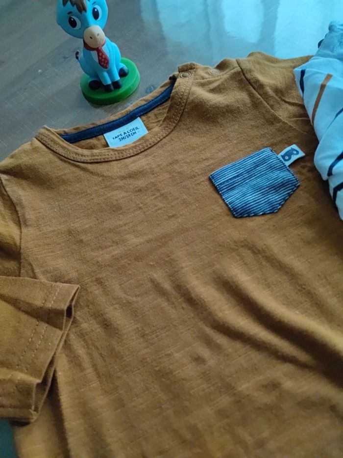 2 tee shirts manches longues TAO - photo numéro 3