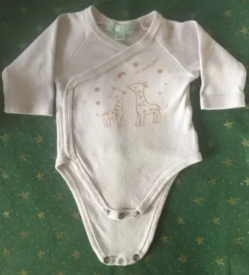 Body rose Mes Petits Cailloux 1M