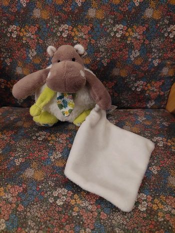 Baby Nat' - pantin doudou hippo Bazile