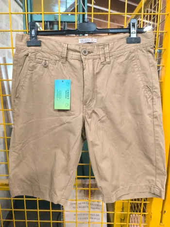 307375 short marron homme M Blend