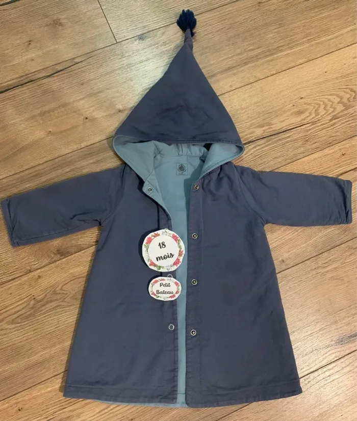 Manteau / Cape Petit bateau 18 mois