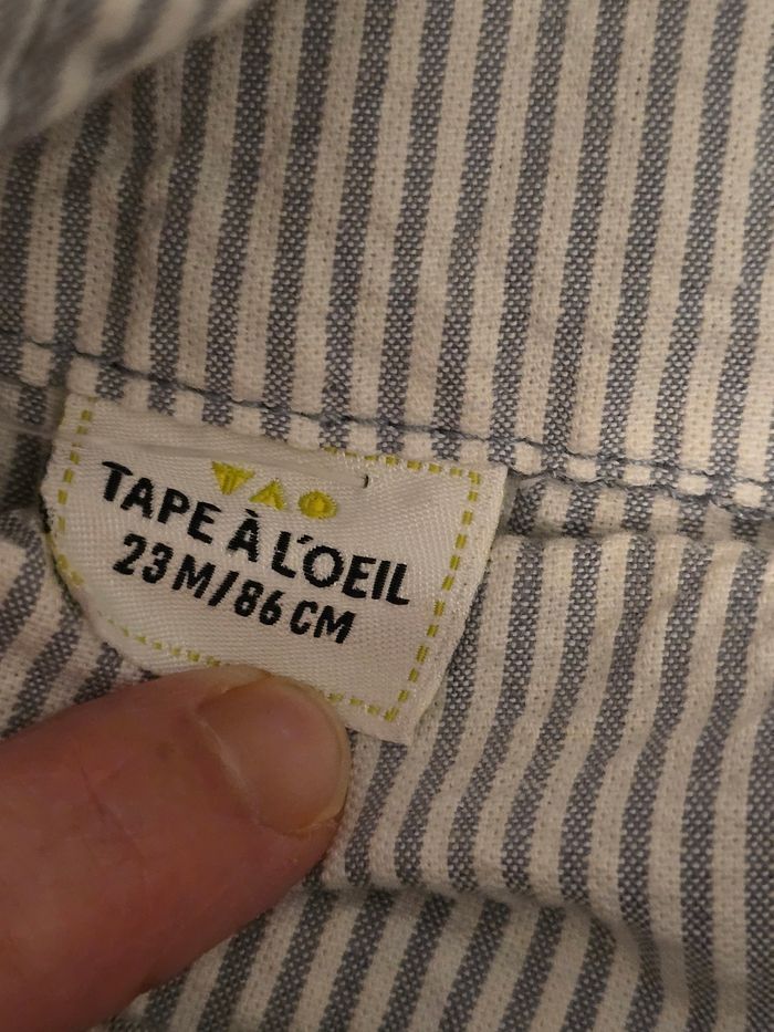 NEUVE (non portée)🏷 💙😍🤩superbe salopette courte 23 mois garçon 💙💙😍 - photo numéro 5