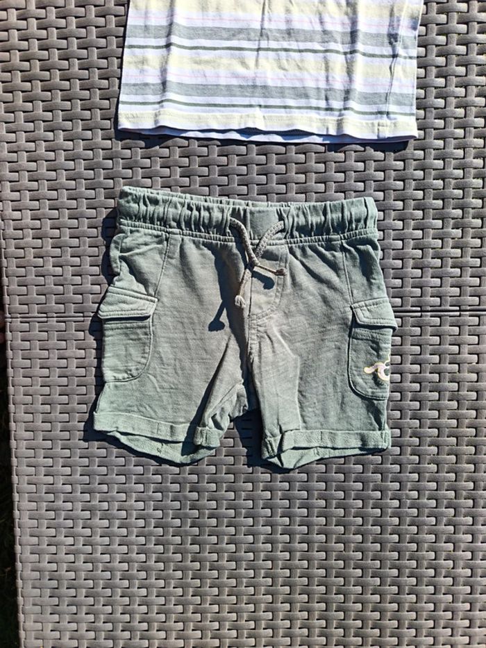 Ensemble 24 mois 2 ans bebe garçon short tee shirt haut lulu castagnette - photo numéro 6