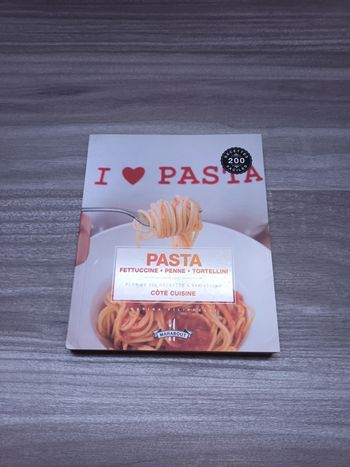 Livre de recettes I love pasta