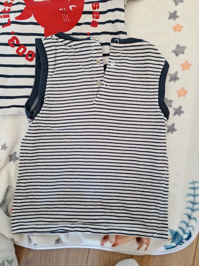 Lot de 2 hauts marins - photo numéro 4