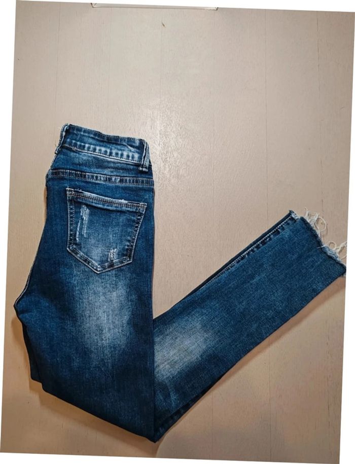 Dolce rosa jeans bleu femme taille 34 - photo numéro 3