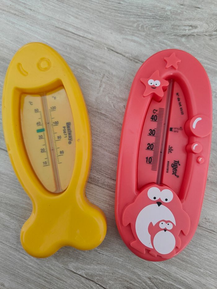 Lot de 2 thermomètre de bain