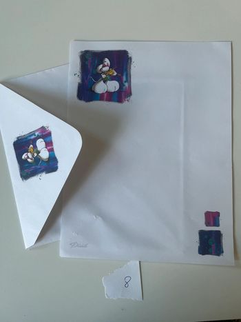 Papier à lettre Diddl A5 avec enveloppe blanc - numéro 8
