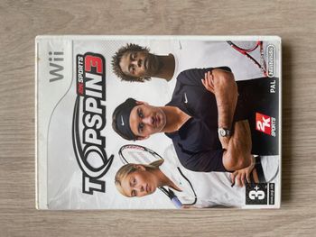 Jeu pour Nintendo Wii, Topspin 3, en français.