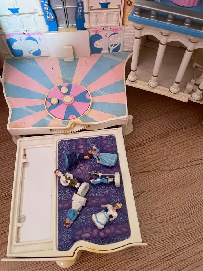 Chateau polly pocket vintage disney cendrillon - photo numéro 7