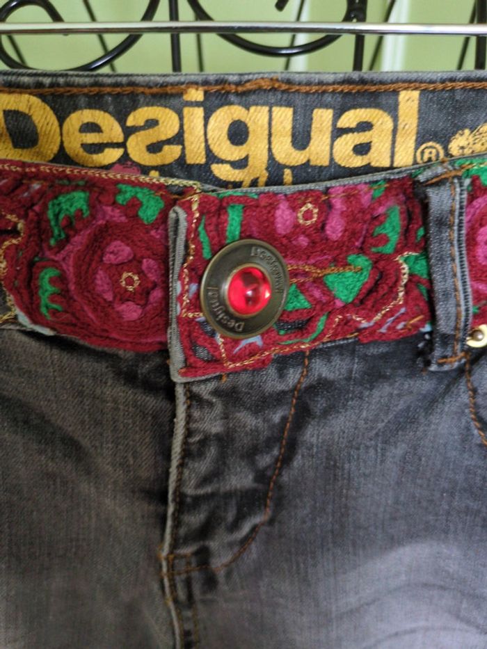 Jean fille Desigual t14/16 ans - photo numéro 4