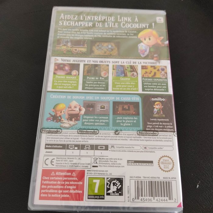 Zelda link s awakening neuf sous blister Nintendo Switch - photo numéro 3