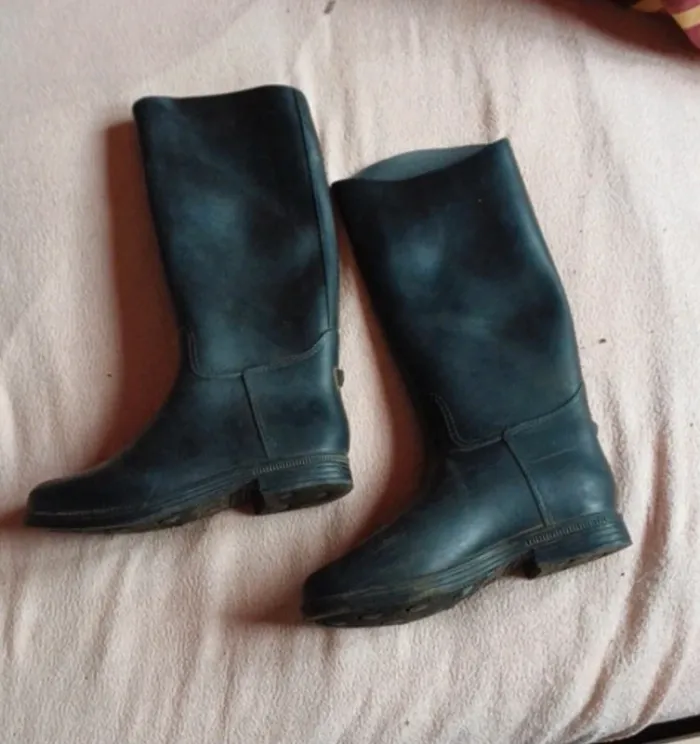 Bottes equitation mixte noire pointure 34
