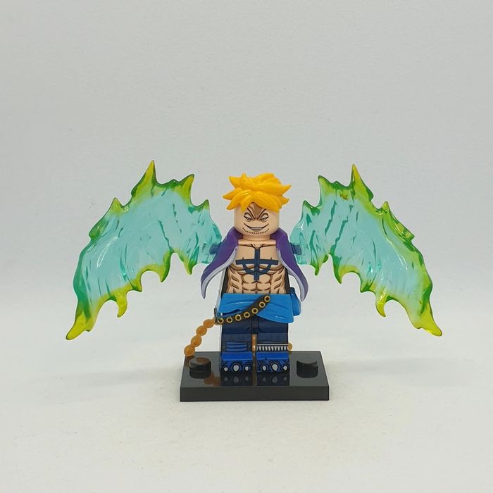 🌊 Figurine One Piece - Marco - (Style Lego) 🌊
