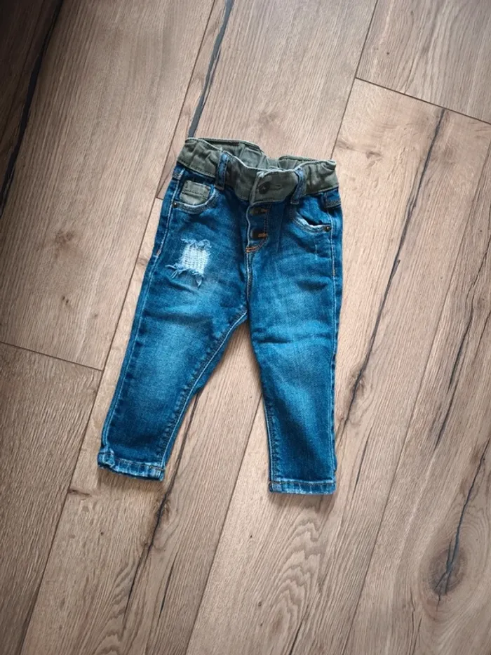 Lots de deux pantalon / Jean 9 mois - photo numéro 7