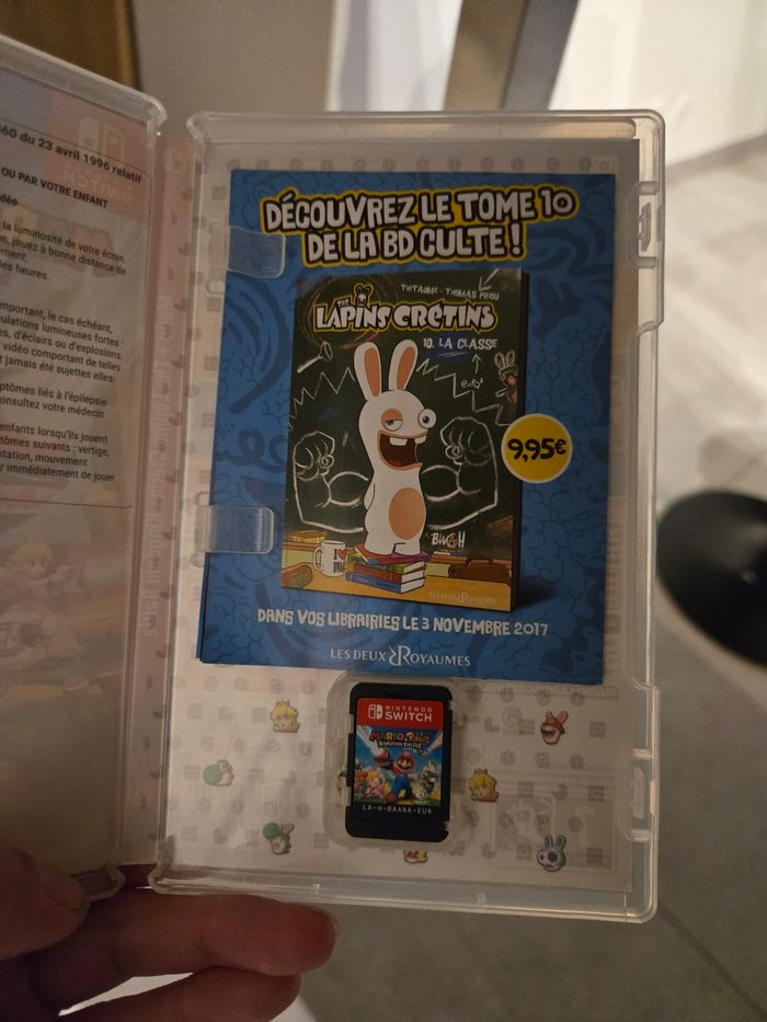 Jeu switch Mario + lapins crétins - photo numéro 3