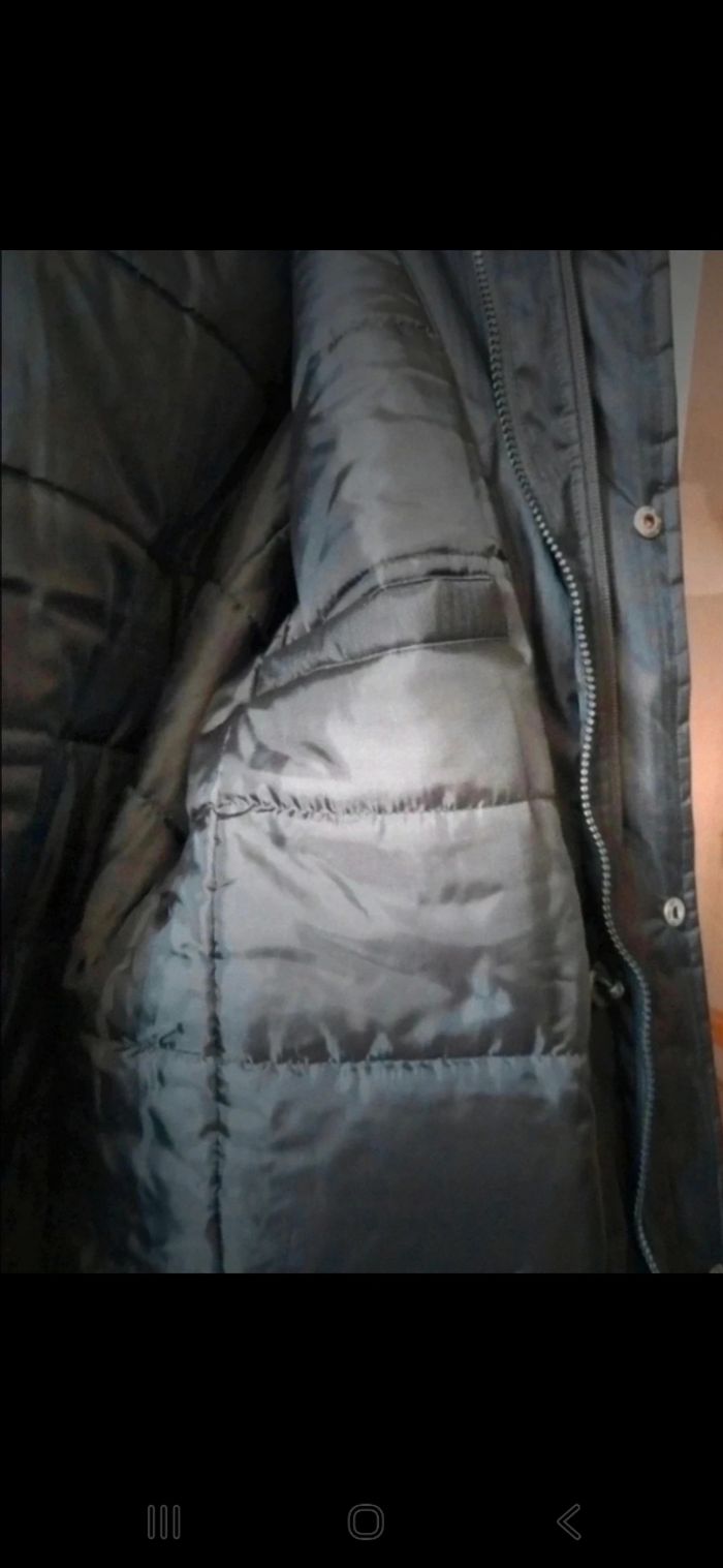 Parka noire homme avec poches capuche taille M arc uniformes - photo numéro 8