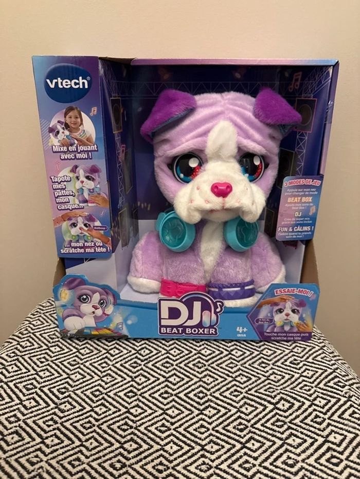 Vtech - Peluche interactive et musicale - DJ Beat Boxer