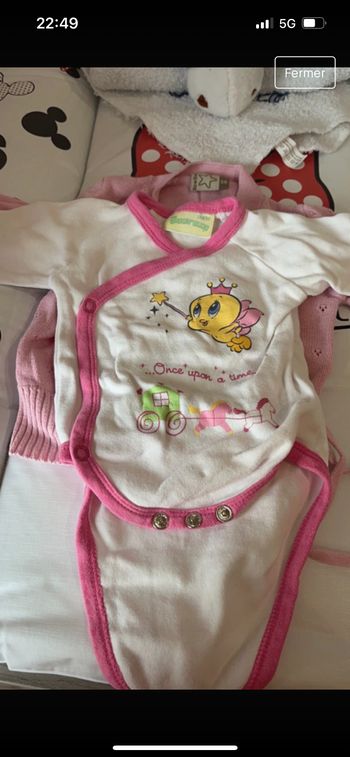 Body nouveau née fille