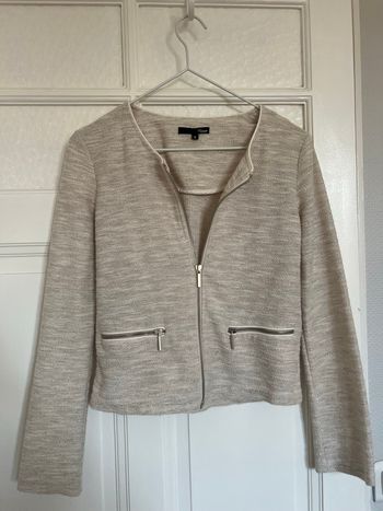 Veste courte beige etam taille S