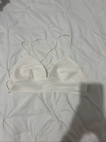 Top blanc dos nu