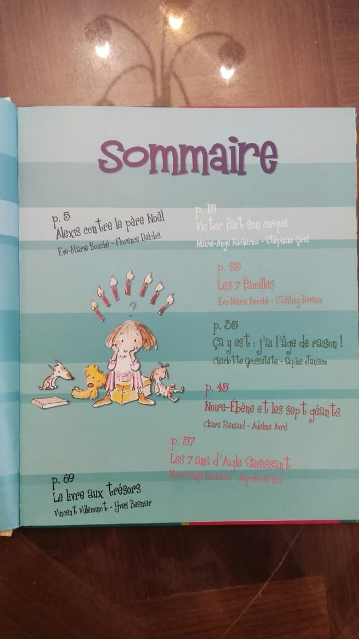 Livre 7 histoires pour mes 7 ans - photo numéro 4